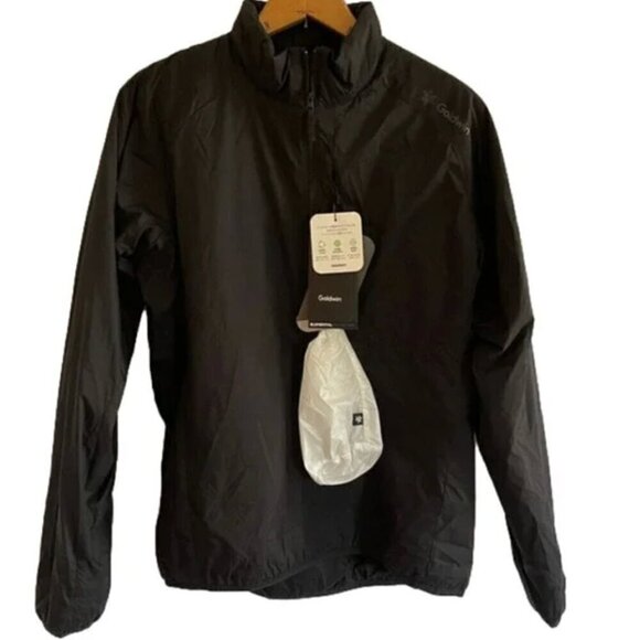 Goldwin Insulated Pullover Jacket Black Medium NWT - Picture 3 of 15